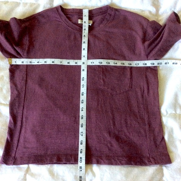 NWT Madewell Garment-Dyed Relaxed Fit Top Sz S - Picture 7 of 10